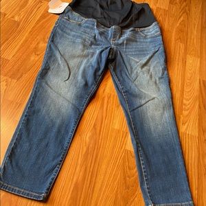 NEW Isabel Maternity Ingrid & Isabel Crop Jeans 14